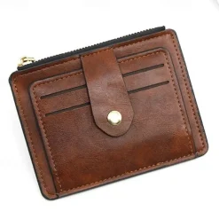Slim Card Holder Front Pocket RFID Blocking Minimalist Wallet for Women Men PU Leather Wallet 6 Colors