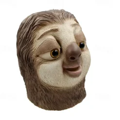 Sloth Halloween Mask Halloween Props Funny Halloween Adults' Men's Women's Halloween Carnival Mardi Gras Easy Halloween Costumes Dress Up