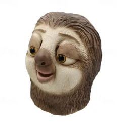 Sloth Halloween Mask Halloween Props Funny Halloween Adults' Men's Women's Halloween Carnival Mardi Gras Easy Halloween Costumes Dress Up