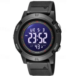 Smael New Outdoor Calendar Waterproof Night Light Business Leisure Sports Simple Men'S Electronic Quartz Watch