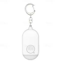 Small Self Defense Key Chain Siren with Rechargeable 120dB SOS LED Light Helps Elders & Kids Emergency Elderly Seniors Patient Disabled Handicapped