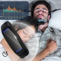Smart Anti Snoring Device EMS Pulse Stop Snore Portable Comfortable Sleep Well Stop Snore Health Care Sleep Apnea Aid USB