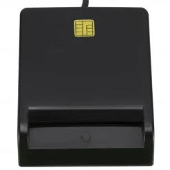 Smart Card Reader Common Access CAC USB For Home Black With CD Drive