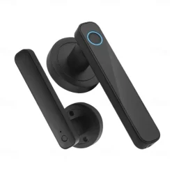 Smart Fingerprint Door Lock Keyless Entry Biometric Door Lock with Handle Set Support Key Unlock Intelligent Tuya App Control