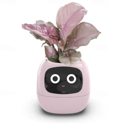 Smart Flowerpots,Smart Pet Planter,Ai Planter,Intelligent Flowerpots,Multiple Expressions,7 Smart Sensors, and Ai Chips Make Raising Plants Easy and Fun for Living Room,Plant-Free