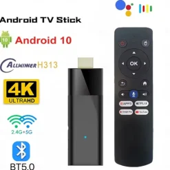 Smart Iptv Home Theater Mini TV Stick Mortal Q6 Android 10 Allwinner H313 Quad Core Dual 2.4G5GWIFI Bluetooth 4K HDR10