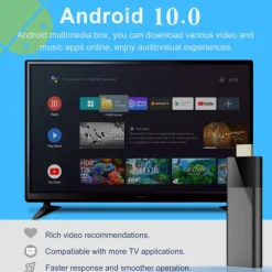 Smart Iptv Home Theater Mini TV Stick Mortal Q6 Android 10 Allwinner H313 Quad Core Dual 2.4G5GWIFI Bluetooth 4K HDR10