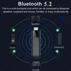 Smart Iptv Home Theater Mini TV Stick Mortal Q6 Android 10 Allwinner H313 Quad Core Dual 2.4G5GWIFI Bluetooth 4K HDR10