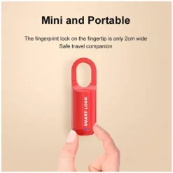 Smart Lock Fingerprint Lock Mini Fingerprint Lock Smart Padlock Biometric Electronic Lock Keyless USB Charging