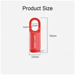 Smart Lock Fingerprint Lock Mini Fingerprint Lock Smart Padlock Biometric Electronic Lock Keyless USB Charging