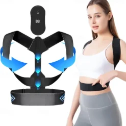 Smart Posture Corrector Invisible Correction Belt Reminder Adult Child Sitting Posture Hunchback Back Sensor Orthosis Strap USB