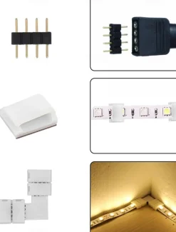 Smart RGB LED Strip Light 20M 10M Music Sync SMD 5050 65.6ft32.8ft Color Changing Bluetooth APP Control with Plug for Kitchen Bedroom Home TV Party