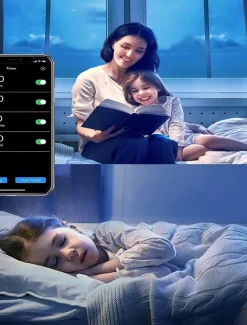 Smart RGB LED Strip Light 20M 10M Music Sync SMD 5050 65.6ft32.8ft Color Changing Bluetooth APP Control with Plug for Kitchen Bedroom Home TV Party