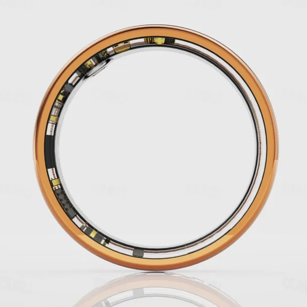 Smart Ring Enamel Color Heart Rate Blood Oxygen Blood Pressure Pedometer Fitness Tracker for Men and Women