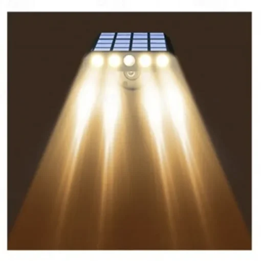 Smart Solar Flood Lights 4LED Porch Light Outdoor Street Light for Garden Courtyard Stair Step Fence Decorative Lighting