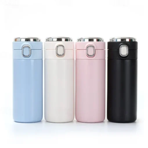 Smart Thermos Mug Mini Stainless Steel Thermos Cup Portable Leak Proof Water Cup with Filter Water Vacuum Tea Coffee Bottle Cup