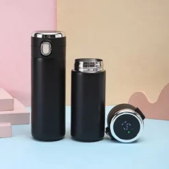 Smart Thermos Mug Mini Stainless Steel Thermos Cup Portable Leak Proof Water Cup with Filter Water Vacuum Tea Coffee Bottle Cup