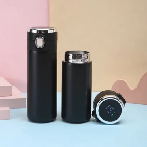 Smart Thermos Mug Mini Stainless Steel Thermos Cup Portable Leak Proof Water Cup with Filter Water Vacuum Tea Coffee Bottle Cup