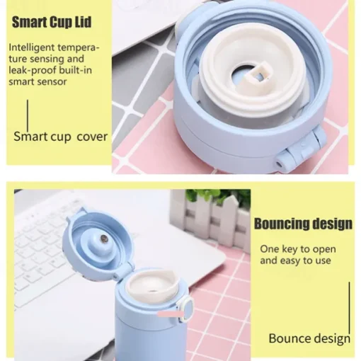Smart Thermos Mug Mini Stainless Steel Thermos Cup Portable Leak Proof Water Cup with Filter Water Vacuum Tea Coffee Bottle Cup