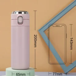 Smart Thermos Mug Mini Stainless Steel Thermos Cup Portable Leak Proof Water Cup with Filter Water Vacuum Tea Coffee Bottle Cup