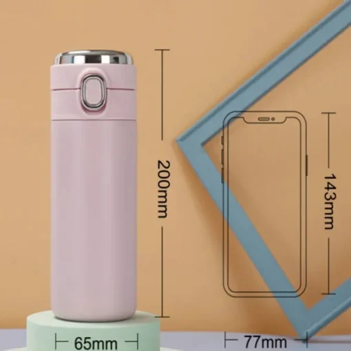 Smart Thermos Mug Mini Stainless Steel Thermos Cup Portable Leak Proof Water Cup with Filter Water Vacuum Tea Coffee Bottle Cup