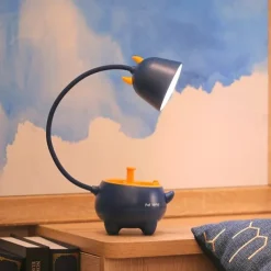 Smart Touch Desk Lamp Rechargeable Eye Protection Adjustable Brightness USB Charging For Bedroom Study Room Office DC 5V Pink Green White