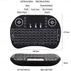 Smart TV Box H96 MAX RK3566 Quad Core Android 11.0 8GB RAM 128GB ROM 1080p 8K with Dual Wi-Fi 2.4G/5.0G Media Player Google Play Youtube