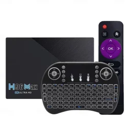 Smart TV Box H96 MAX RK3566 Quad Core Android 11.0 8GB RAM 128GB ROM 1080p 8K with Dual Wi-Fi 2.4G/5.0G Media Player Google Play Youtube