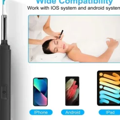 Smart Visual Ear Cleaner Ear Stick Endoscope Earpick Camera Otoscope Ear Cleaner Ear Wax Remover Ear Picker Earwax Removal Tool