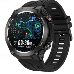 Smart Watch 2025 New For Built-in GPS Sports Smartwatch 1.45'' IPS Screen Compass Bluetoot Call 1ATM Waterproof SmartBracele