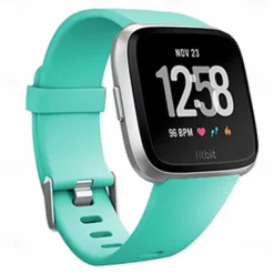 Smart Watch Band Compatible with Fitbit Versa 2 / Versa Lite / Versa SE / Versa Silicone Smartwatch Strap Soft Elastic Adjustable Sport Band Replacement Wristband