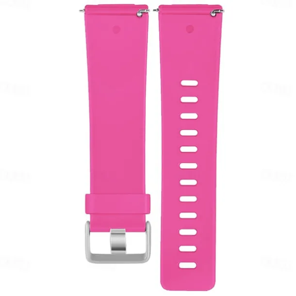 Smart Watch Band Compatible with Fitbit Versa 2 / Versa Lite / Versa SE / Versa Silicone Smartwatch Strap Soft Elastic Adjustable Sport Band Replacement Wristband