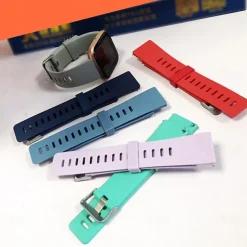 Smart Watch Band Compatible with Fitbit Versa 2 / Versa Lite / Versa SE / Versa Silicone Smartwatch Strap Soft Elastic Adjustable Sport Band Replacement Wristband