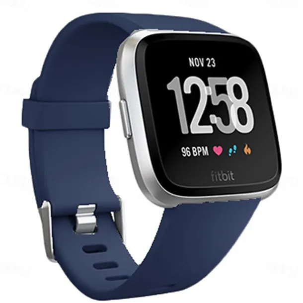 Smart Watch Band Compatible with Fitbit Versa 2 / Versa Lite / Versa SE / Versa Silicone Smartwatch Strap Soft Elastic Adjustable Sport Band Replacement Wristband