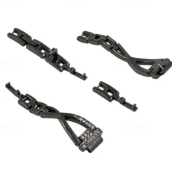 Smart Watch Band Compatible with Fitbit Fitbit Inspire Inspire 2 / Inspire HR / Inspire Stainless Steel Rhinestone Smartwatch Strap Bling Diamond Luxury Jewelry Bracelet Replacement Wristband