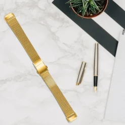 Smart Watch Band Compatible with Fitbit Inspire 3 Inspire 2 / Inspire HR / Inspire Stainless Steel Smartwatch Strap Adjustable Mesh Women Men Milanese Loop Replacement Wristband