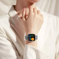 Smart Watch Blood Glucose ECG Blood Pressure Body Temperature Monitor Android iOS IP68 1.75