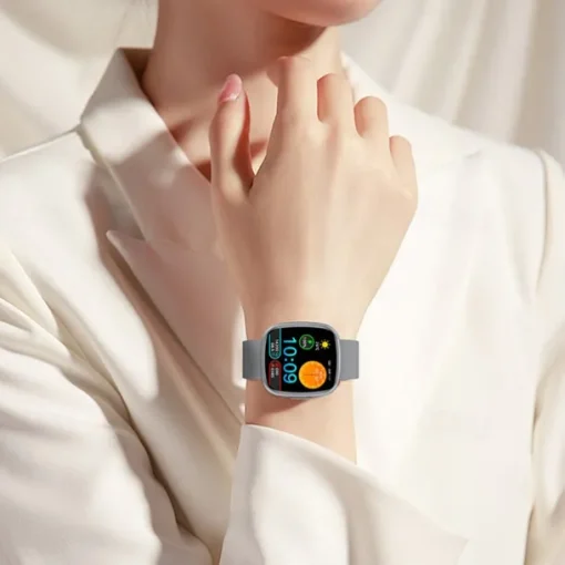 Smart Watch Blood Glucose ECG Blood Pressure Body Temperature Monitor Android iOS IP68 1.75