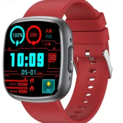 Smart Watch Blood Glucose ECG Blood Pressure Body Temperature Monitor Android iOS IP68 1.75