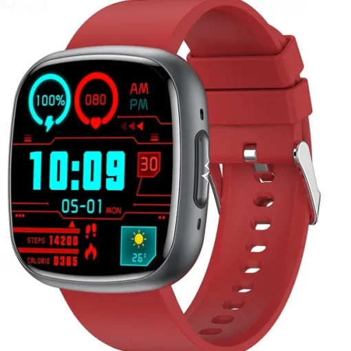 Smart Watch Blood Glucose ECG Blood Pressure Body Temperature Monitor Android iOS IP68 1.75