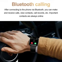 Smart Watch Blood Glucose ECG Blood Pressure Body Temperature Monitor Android iOS IP68 1.75