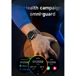 Smart Watch for Men - ECG, Blood Pressure, Body Temperature Monitoring, IP68 Waterproof Fitness Tracker