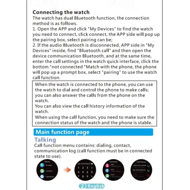 Smart Watch for Men - ECG, Blood Pressure, Body Temperature Monitoring, IP68 Waterproof Fitness Tracker