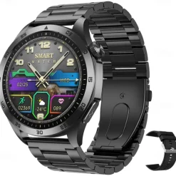 Smart Watch for Men - ECG, Blood Pressure, Body Temperature Monitoring, IP68 Waterproof Fitness Tracker