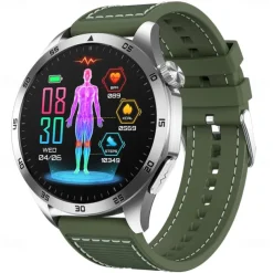Smart Watch for Men - ECG, Blood Pressure, Body Temperature Monitoring, IP68 Waterproof Fitness Tracker