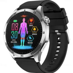 Smart Watch for Men - ECG, Blood Pressure, Body Temperature Monitoring, IP68 Waterproof Fitness Tracker