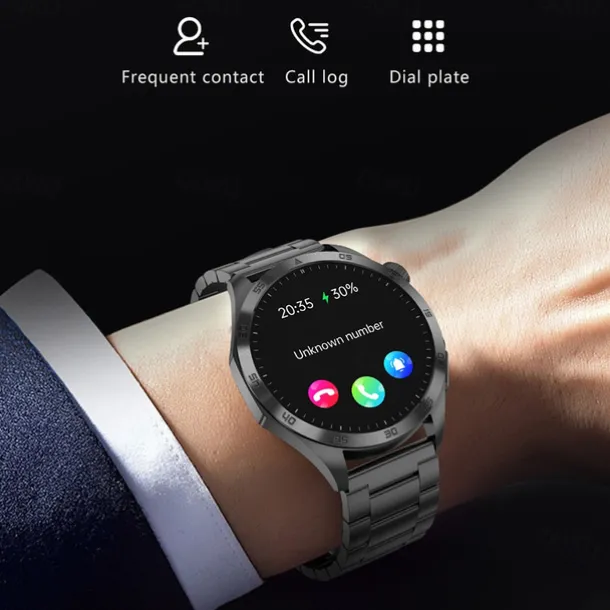 Smart Watch for Men - ECG, Blood Pressure, Body Temperature Monitoring, IP68 Waterproof Fitness Tracker