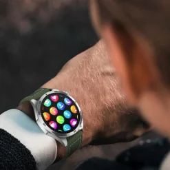 Smart Watch for Men - ECG, Blood Pressure, Body Temperature Monitoring, IP68 Waterproof Fitness Tracker