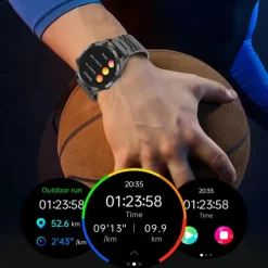 Smart Watch for Men - ECG, Blood Pressure, Body Temperature Monitoring, IP68 Waterproof Fitness Tracker