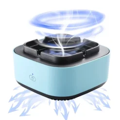 Smokeless Ashtrays For Cigarettes Indoor 2 In 1 Air Purifier Multifunctional Negative Ion Air Fresher for Filtering Second-Hand Smoke From Cigarettes Remove Odor Without Battery